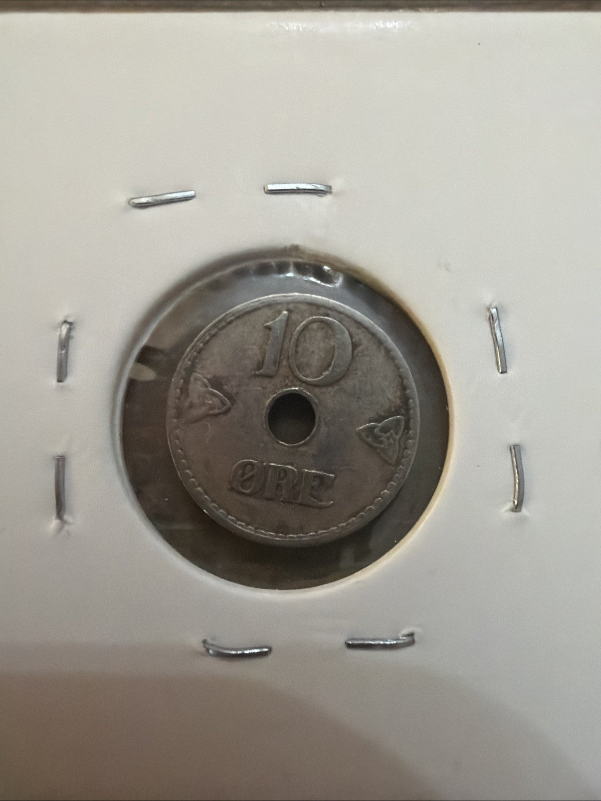 Vintage 1926 10 Ore Norwegian Small Coin, Norway 