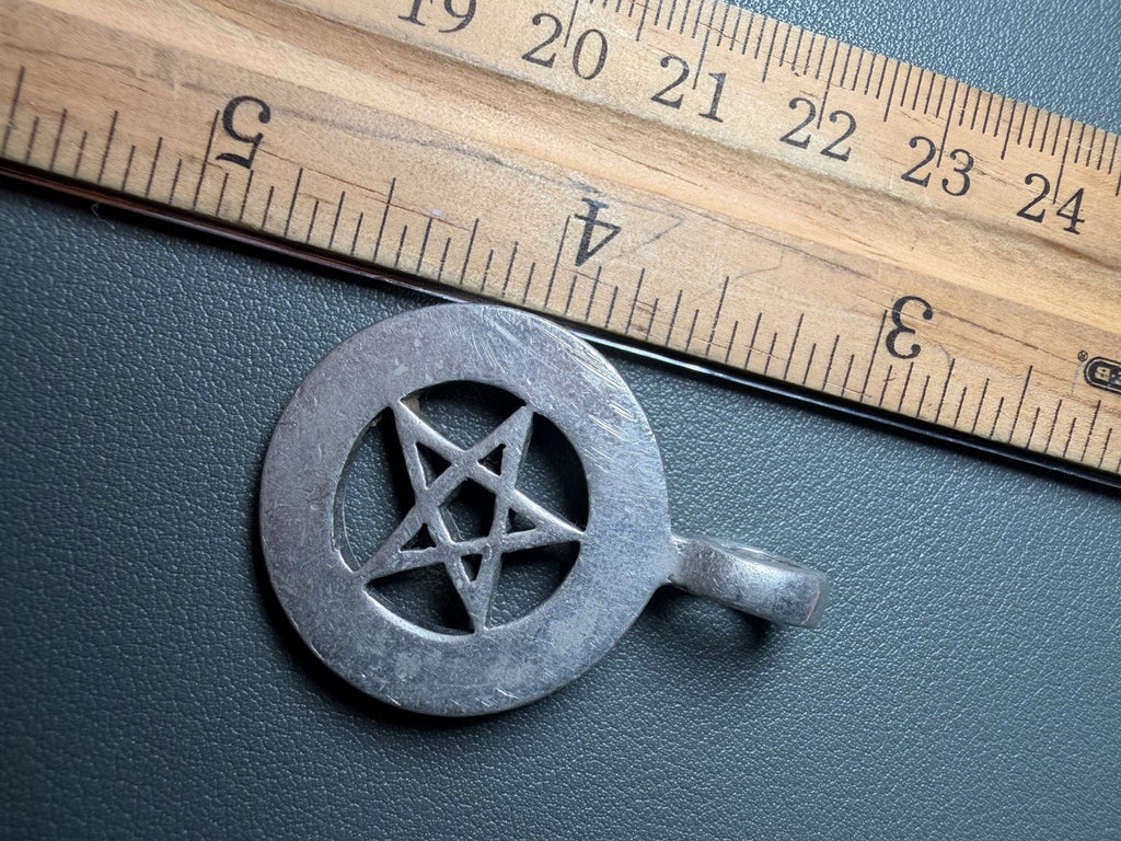 New Silver Celtic Pentagram Pendant