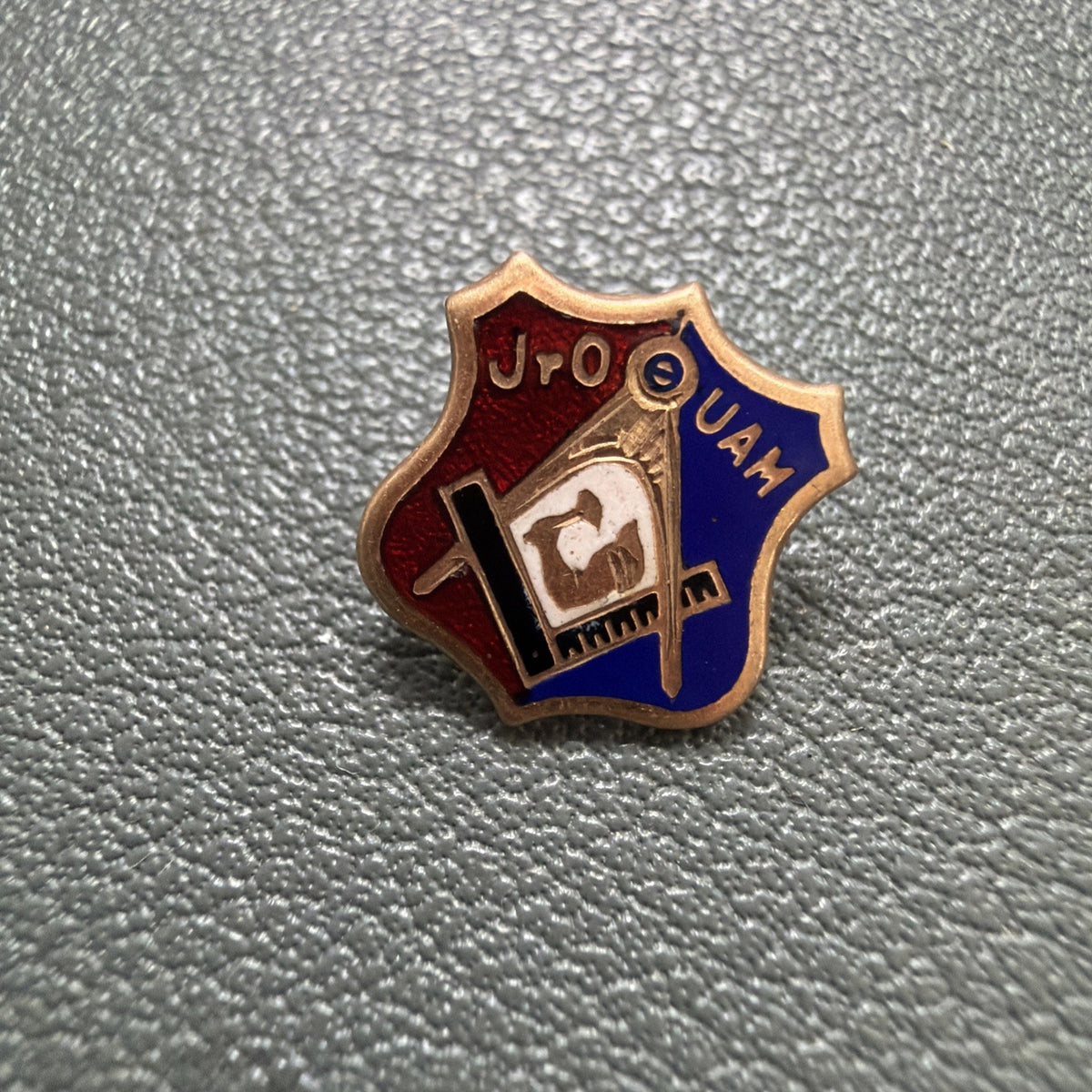 Vintage 10K Gold Jr OUAM Stick Pin Order Of  United American Mechanics *no back