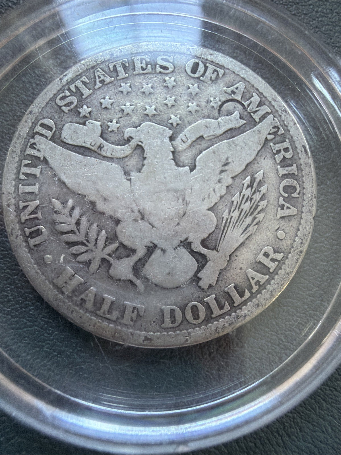 ½ Half Dollar Barber 90% Silver U.S Coin 1900 P Philadelphia 50C As Is W/ Case