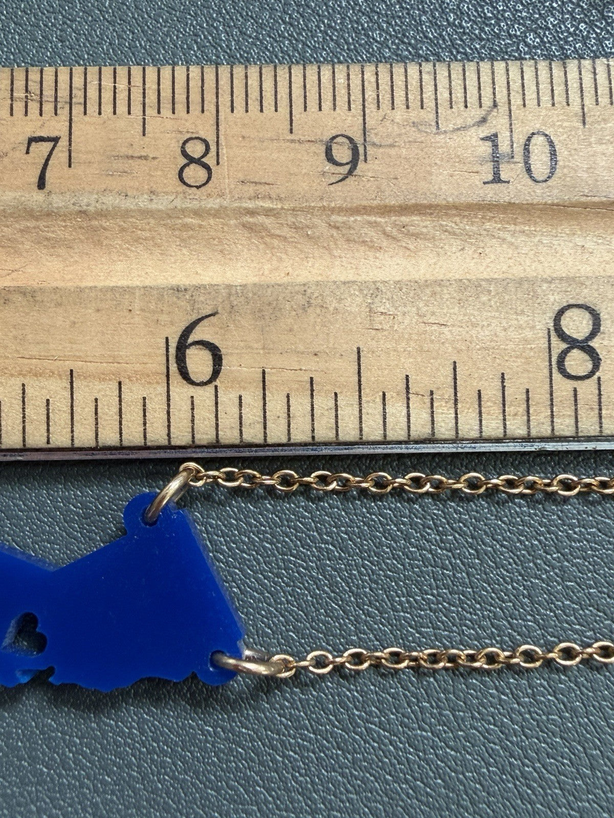 Adorable State Of California Pendant Necklace 14K GF Chain 18inch Chain