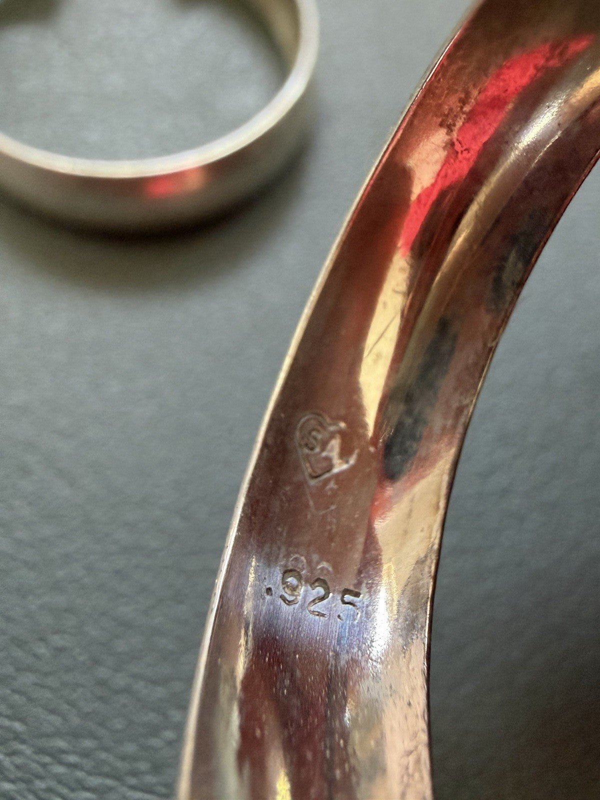 Sterling Silver Hoop Earrings 925 SA Italy Round Snap Closure
