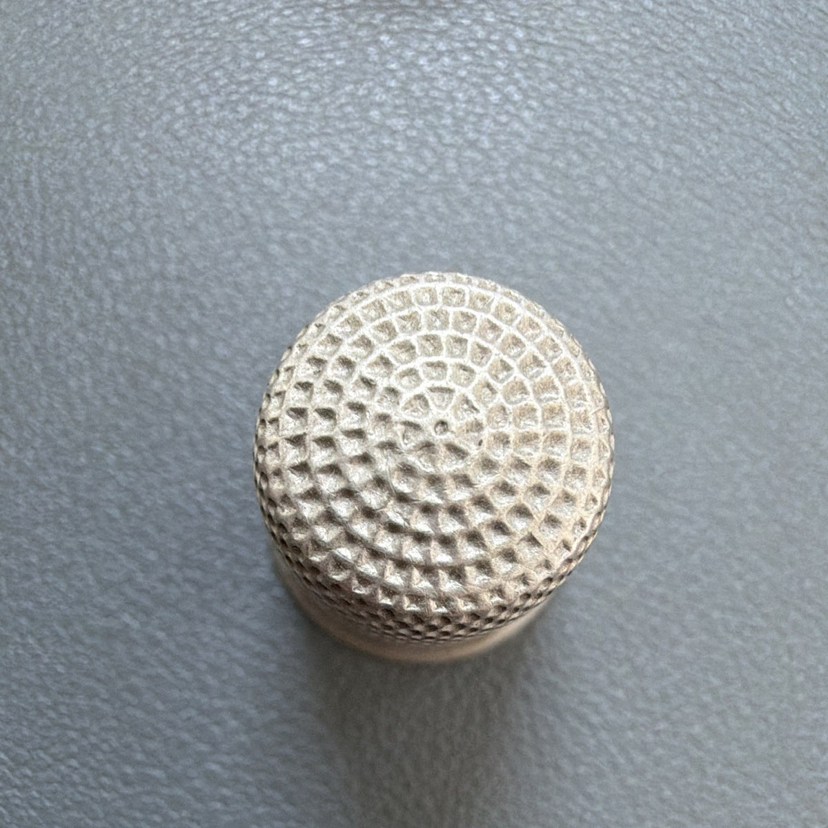 Vintage Original Silver Thimble Engraved Floral Band Collectible Sewing Tool