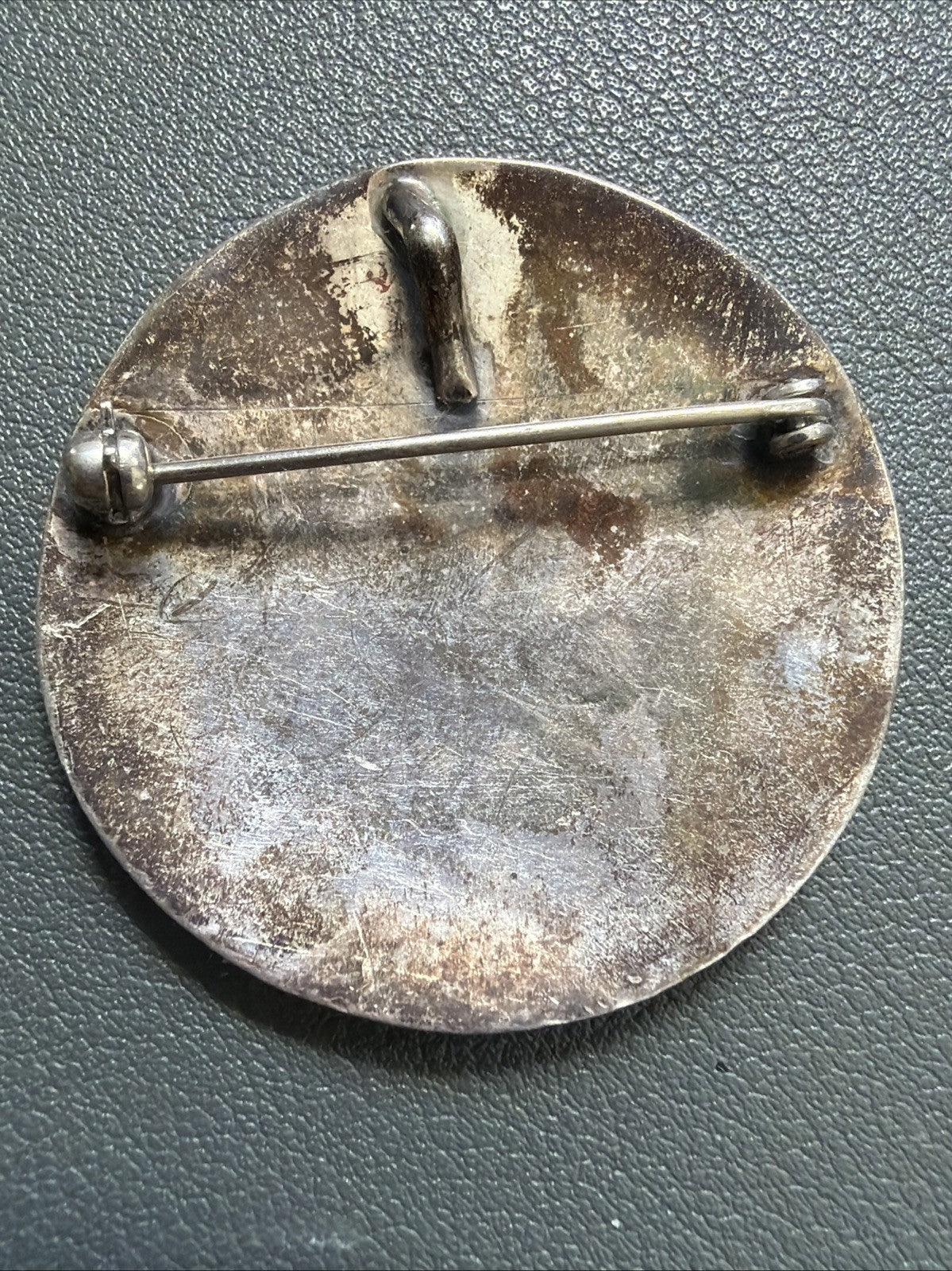 Vtg Sterling (possible EL) Native American Navajo Hopi Kokopelli Pendant/ Brooch