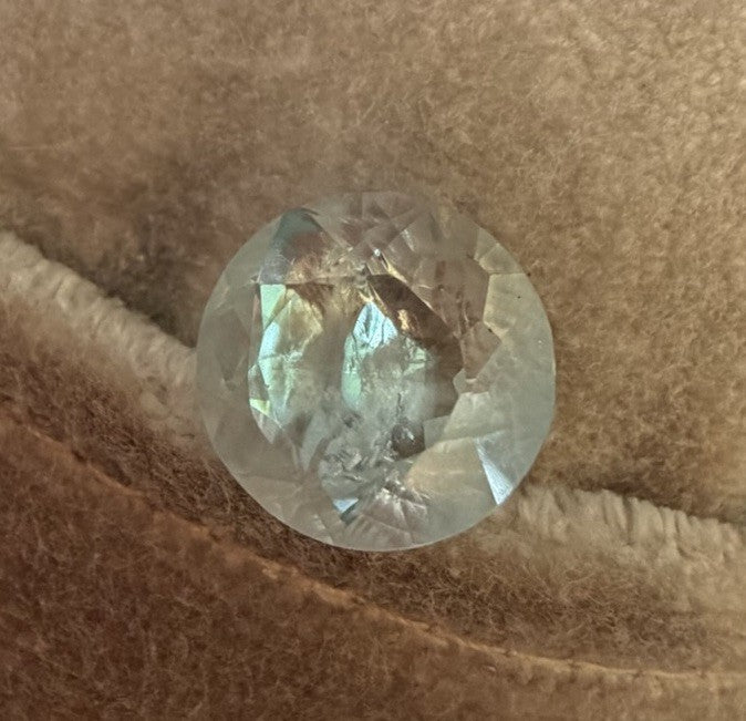 12mm Round Sky Blue Topaz Loose Gemstone
