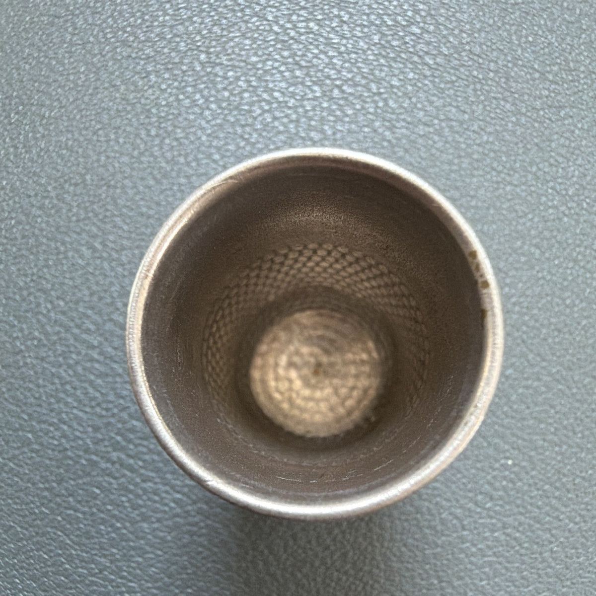 Vintage Original Metal Sewing Thimble Marked "ENGLAND" Collectible