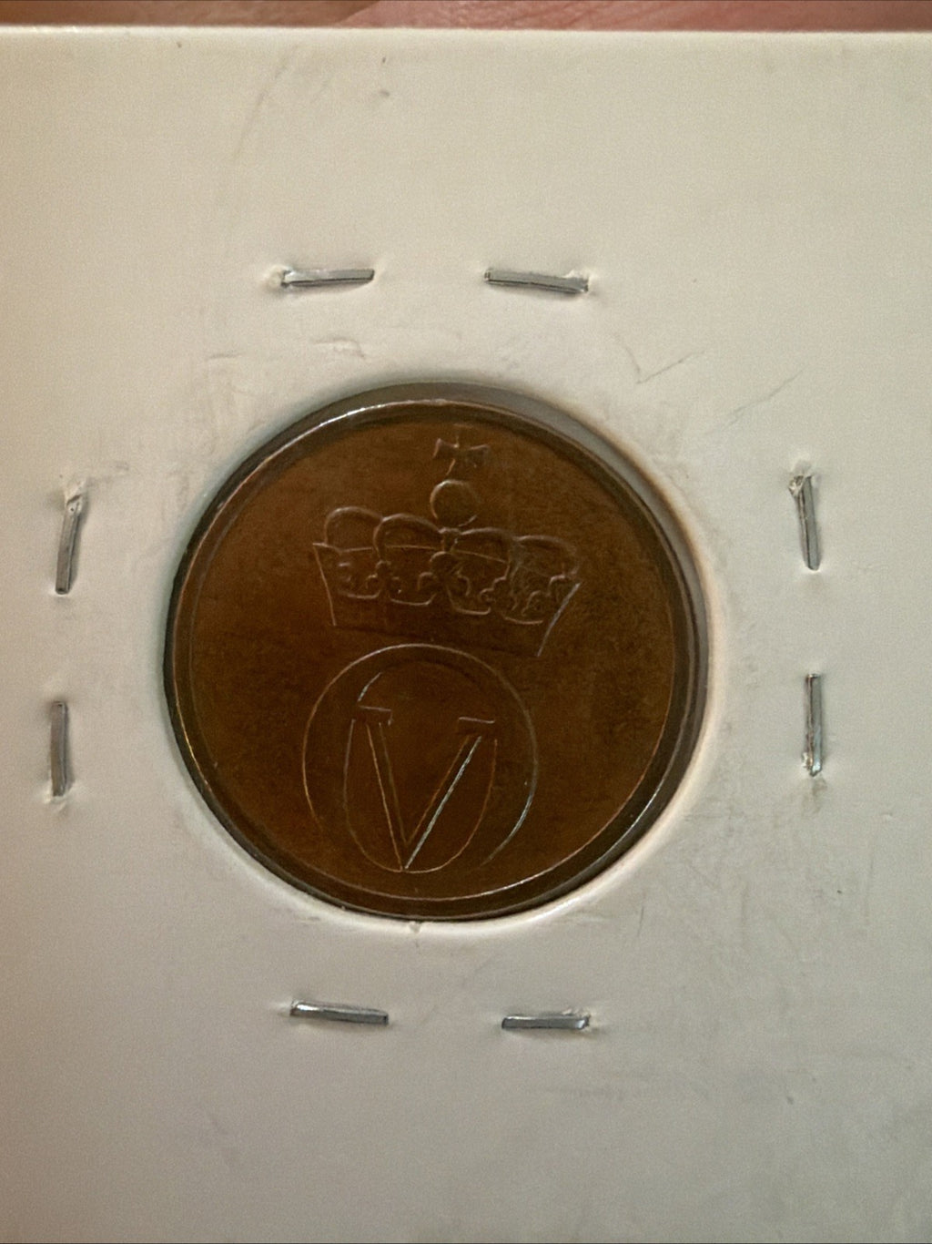 1970 Norway 2 Ore World Coin - KM# 410