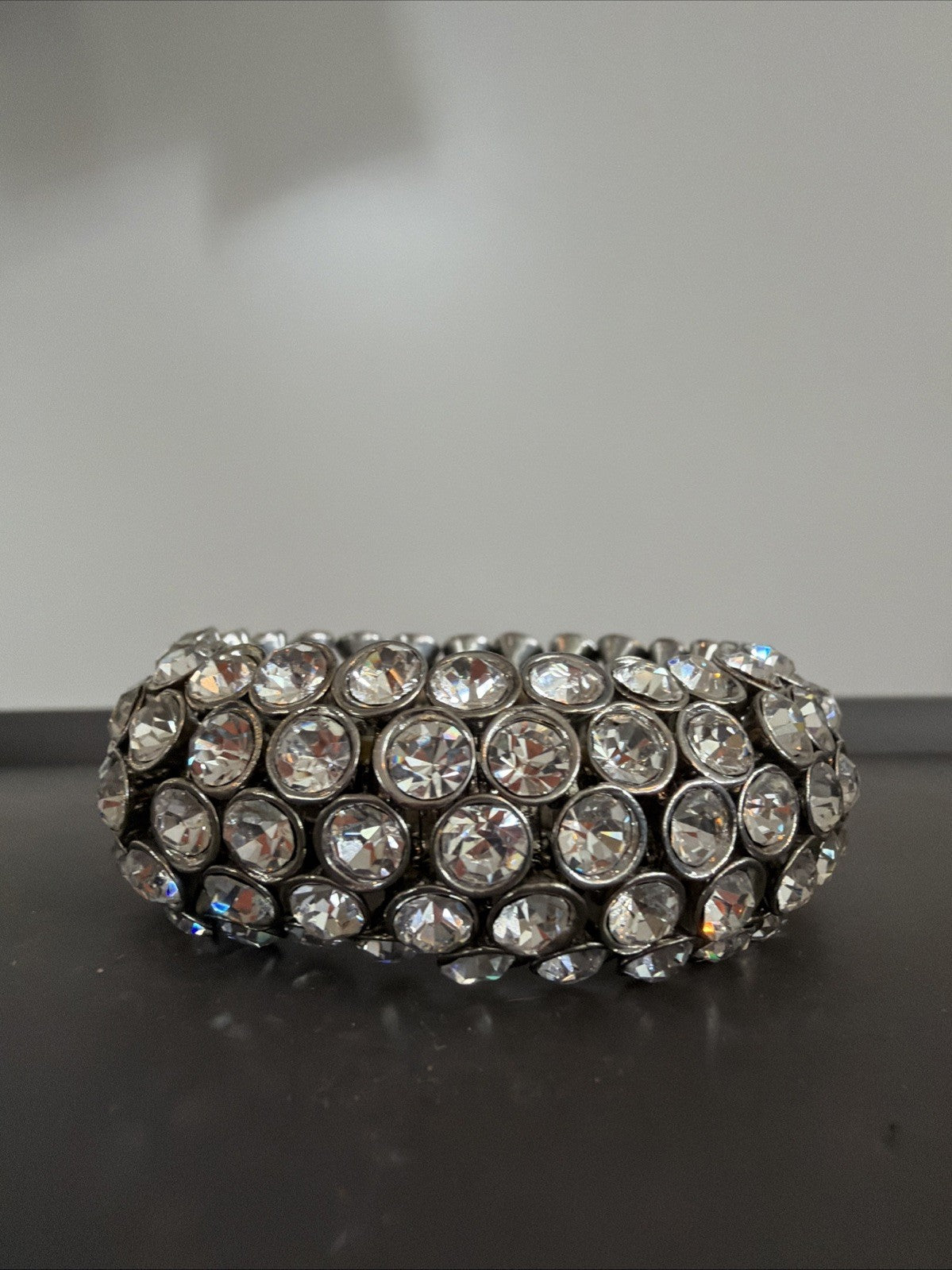 Women's Exquisite Sparkles  5 Row Rhinestone Stretched Bracelet