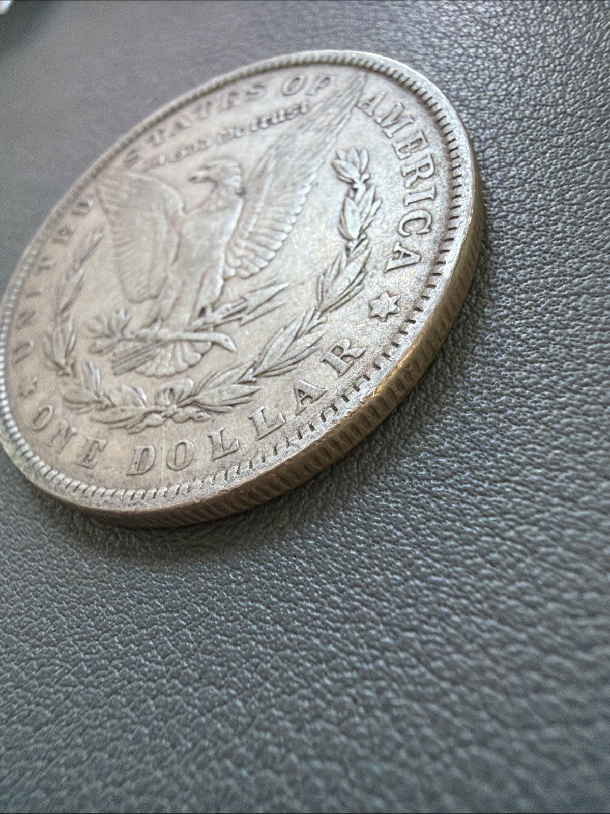 1881 Morgan Silver Dollar $1 90% Silver Philadelphia No Mint Mark Coin - As Is