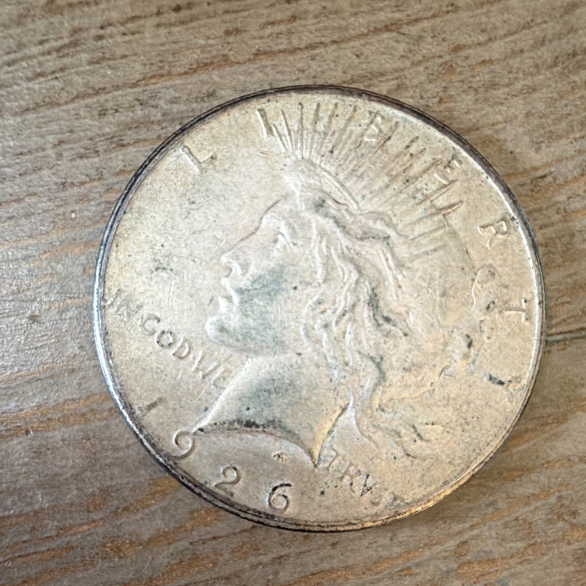 1926 Peace Dollar $1 Silver Business Strike Coin 0.9 Fineness KM#150