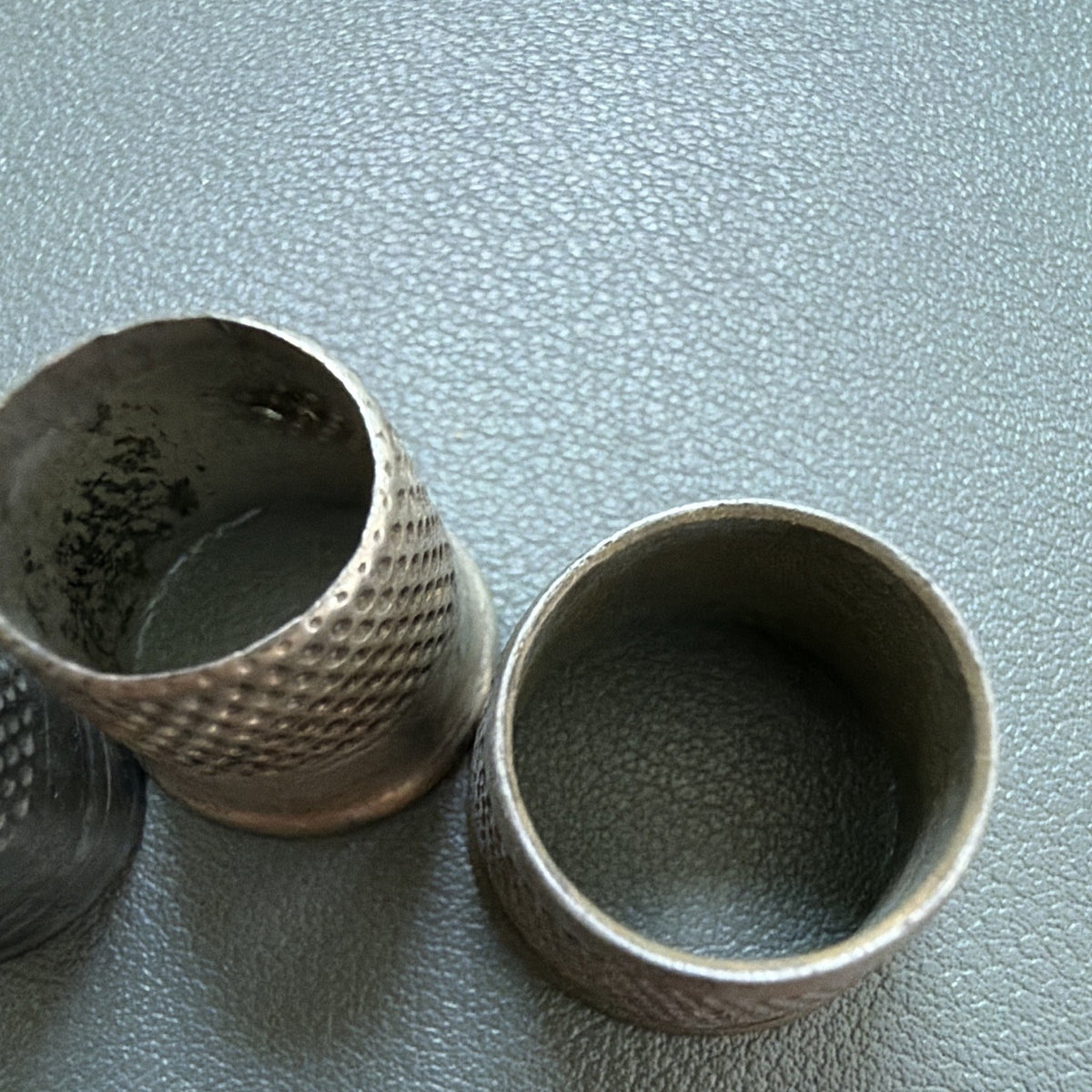 Lot of 3 Vintage Sewing Topless Thimbles for Hand Sewing, Sewing & Needlework