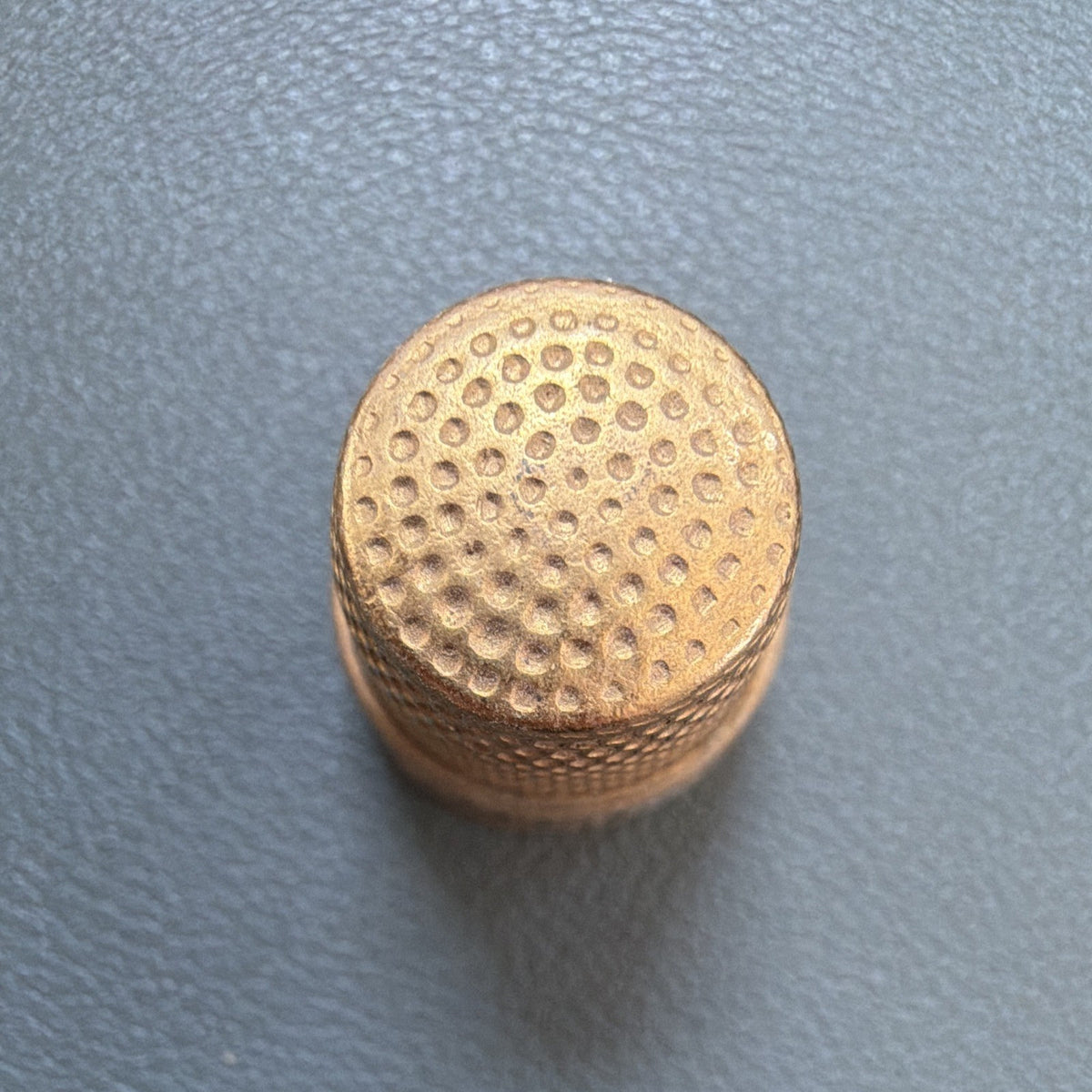 Vintage Toledo Spain Enameled Sewing Thimble collectible 