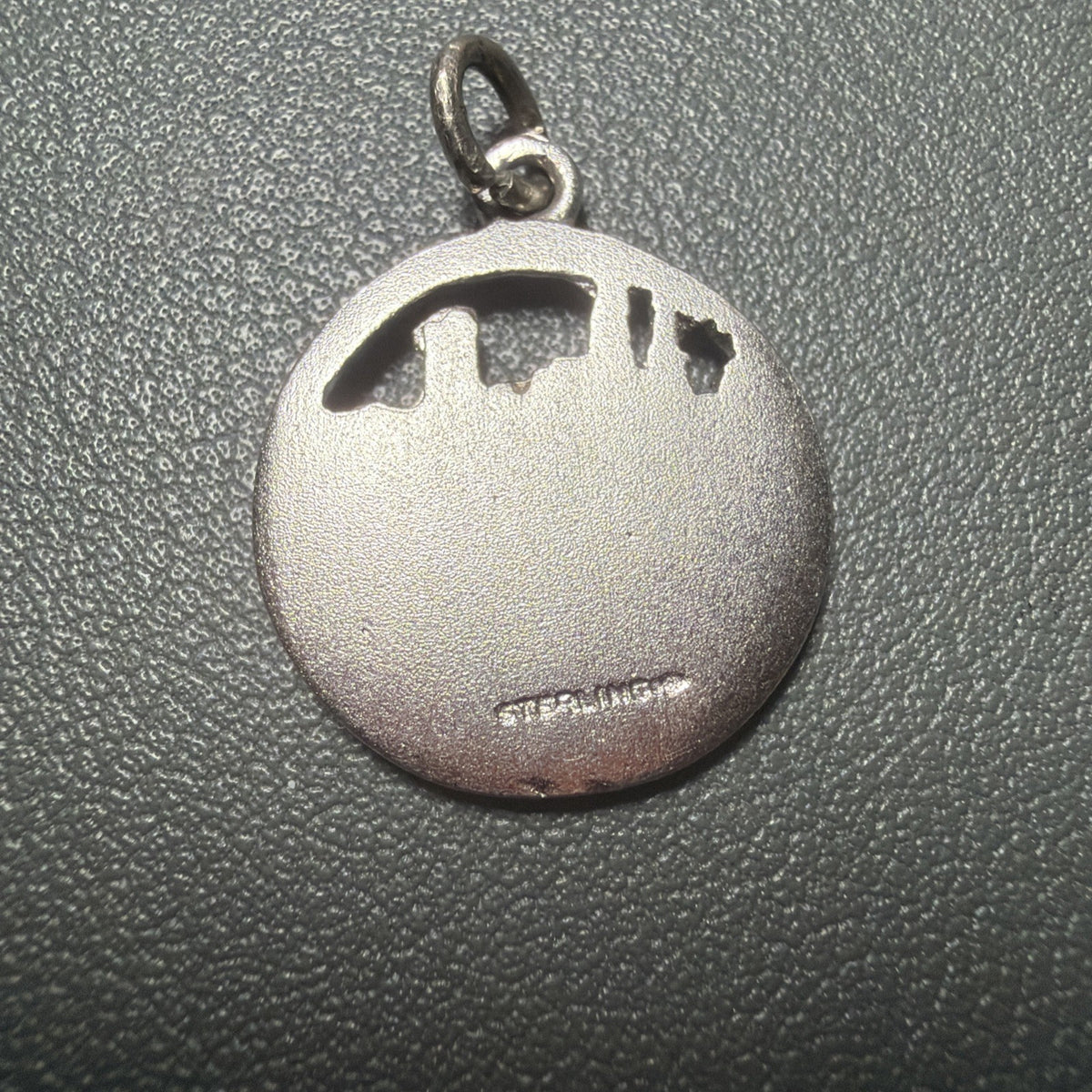 Vintage Kinney Cincinnati skyline Ohio Riverfront Stadium sterling charm