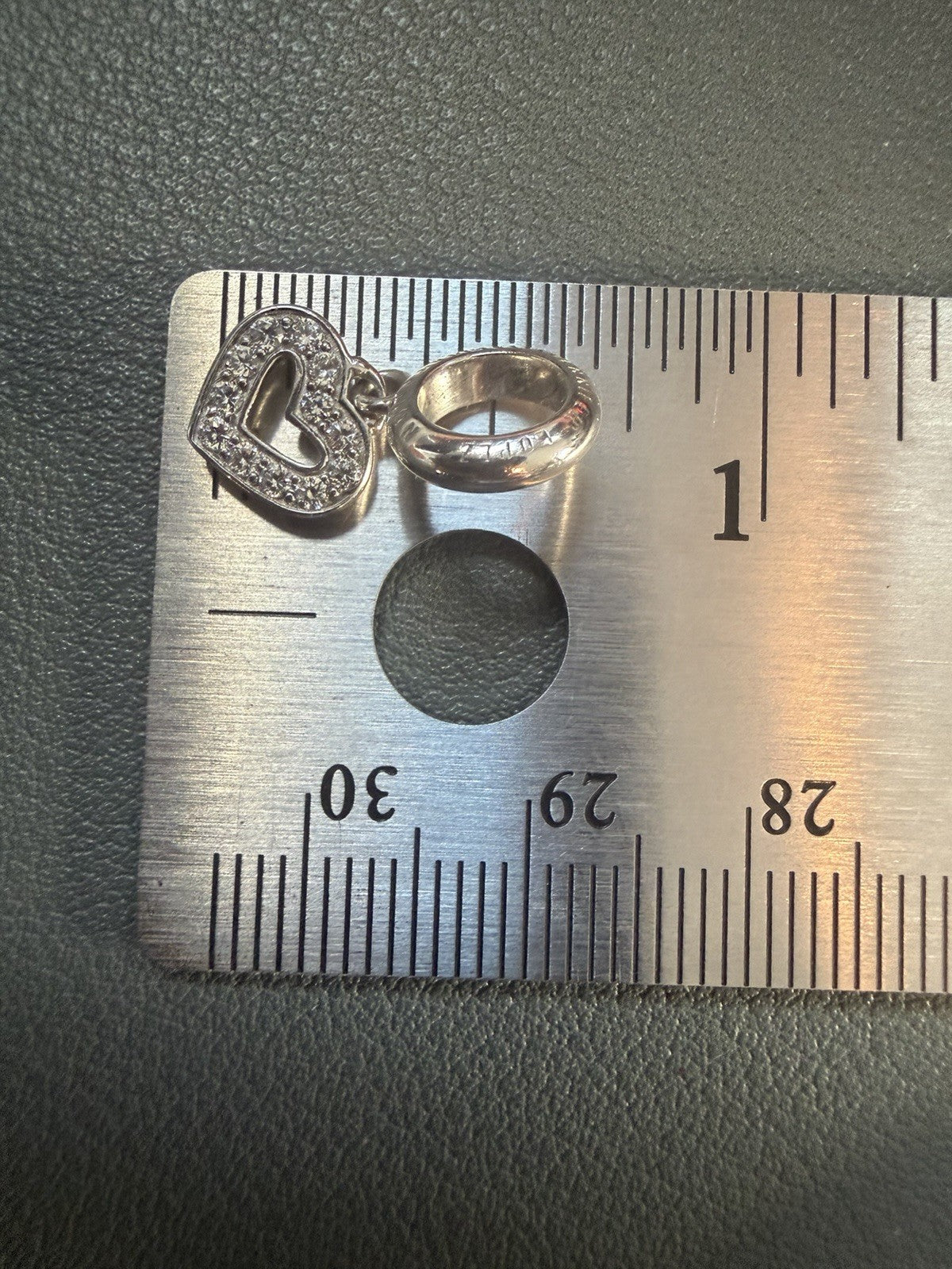 JLO Endless Sterling Silver 925 CZ Heart Charm Or Pendant