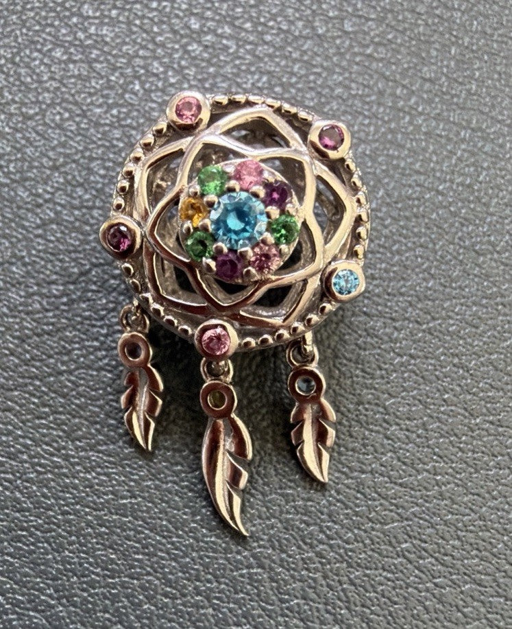 S925 Forever Queen Spiritual Dream Catcher Charm/Slide Bracelets
