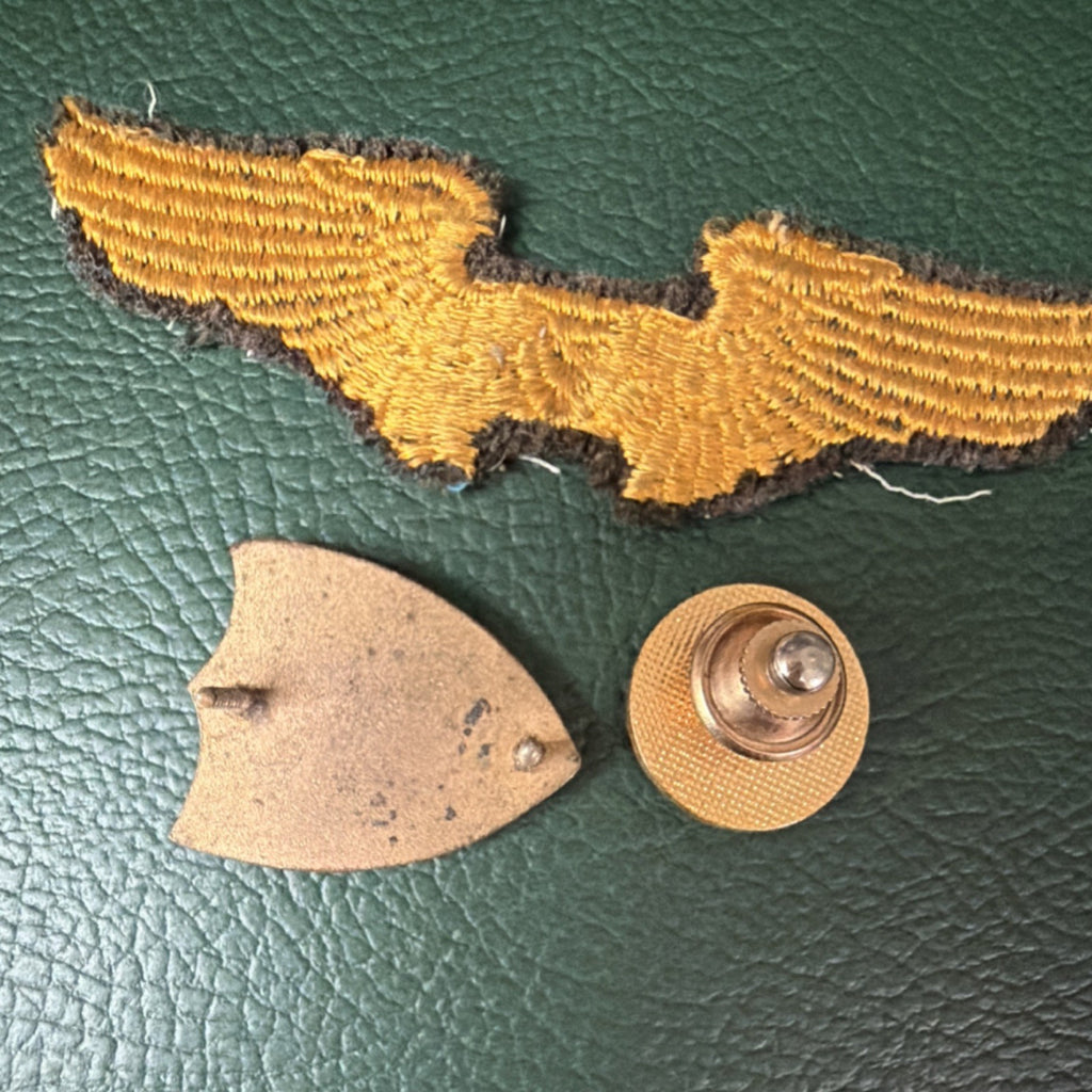 Vintage US Military Aviation Pilot Wings Eagle Patch Patriotic Pin Lot