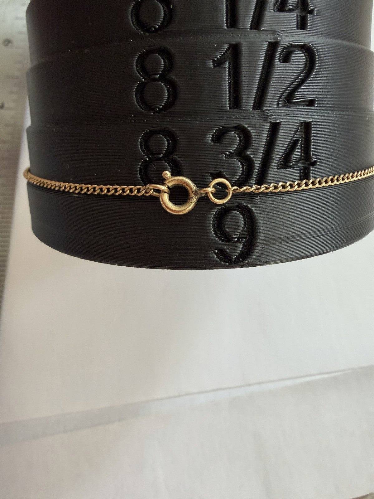 Double Heart And Pearl  Vintage 12k Gold Filled 9" “Fay & Al”