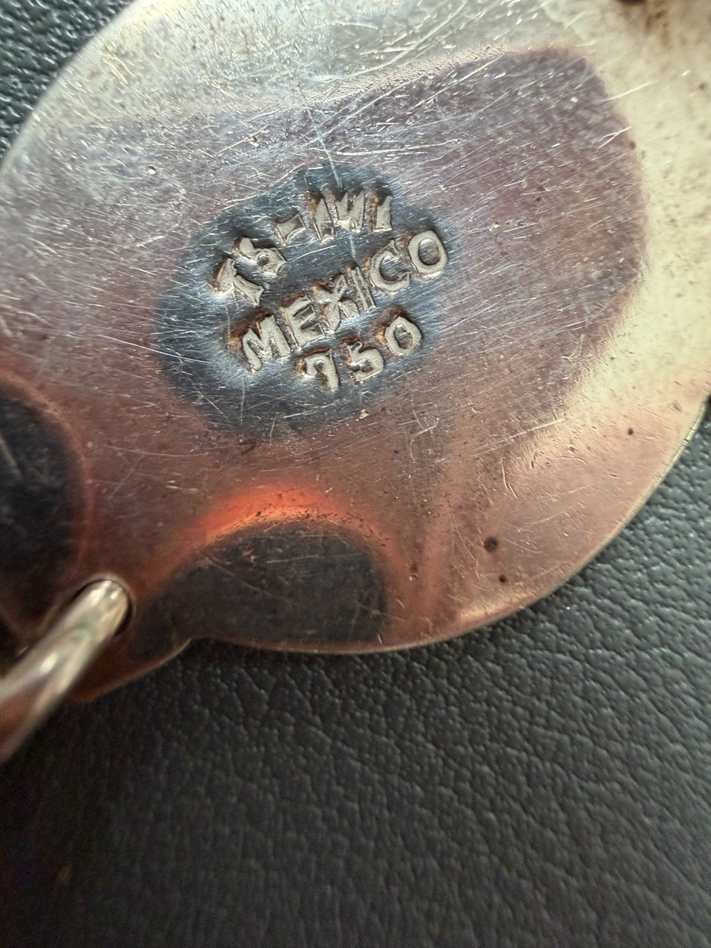 Vintage Taxco Mexico 950 Silver Aztec Calendar Link Bracelet 48g Signed
