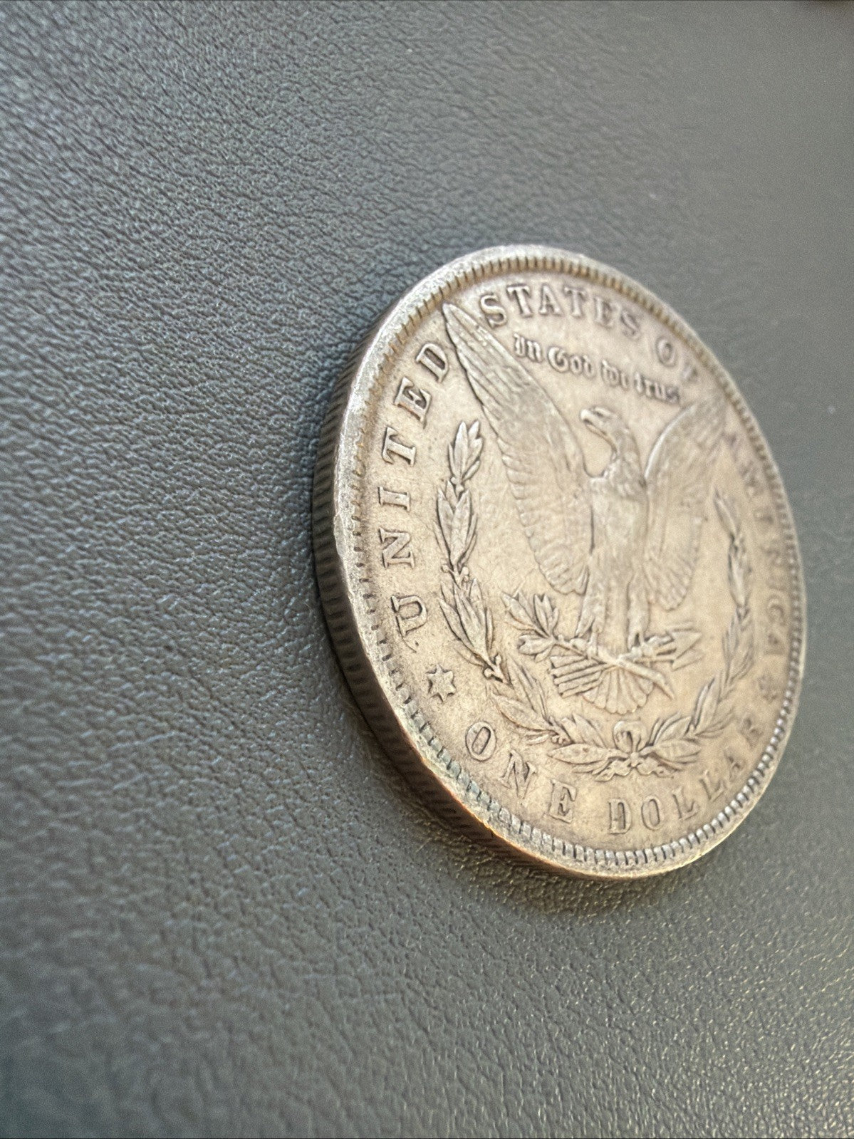 1881 Morgan Silver Dollar $1 90% Silver Philadelphia No Mint Mark Coin - As Is