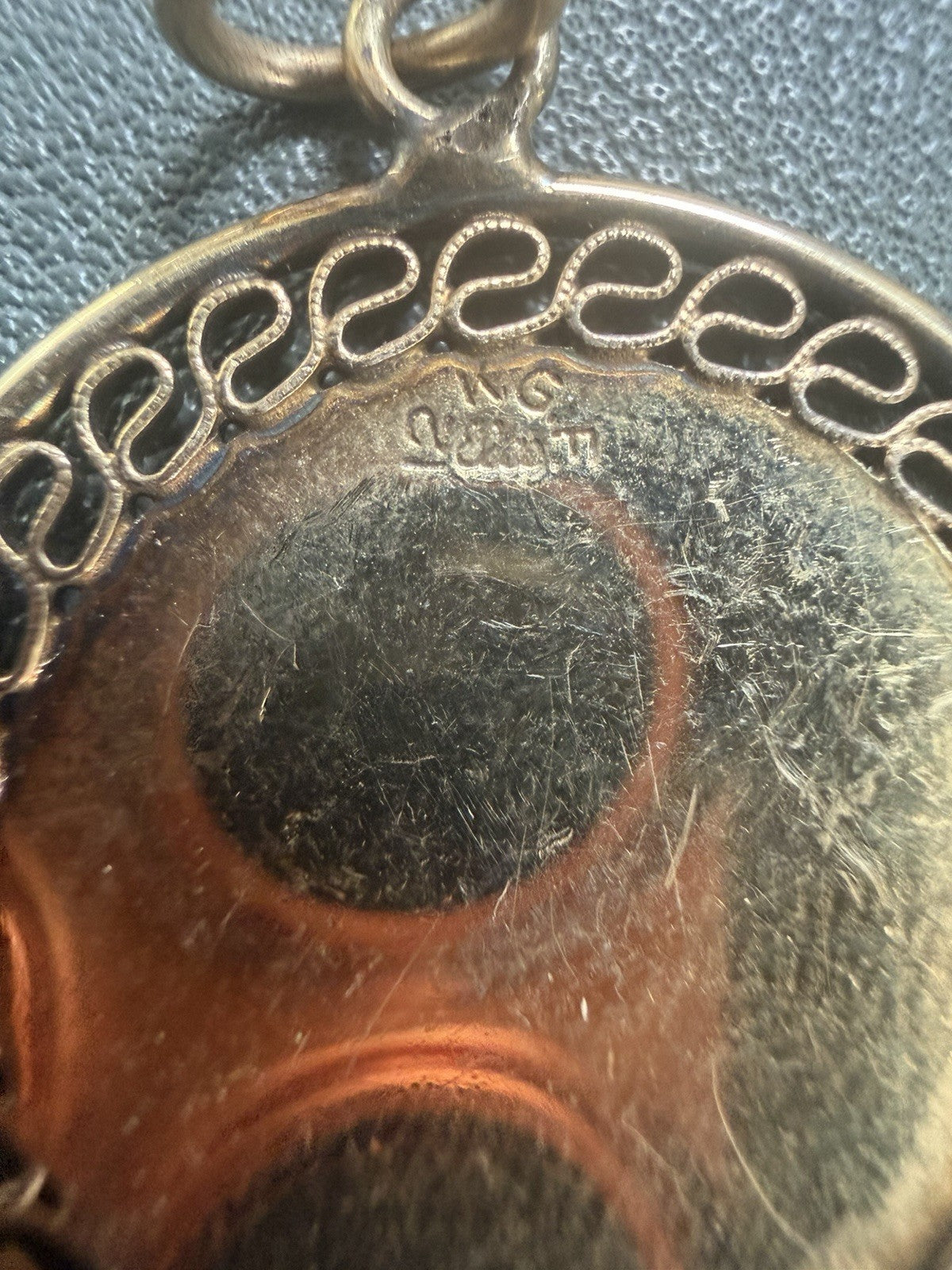 Elco 12k GF  Vintage Round Charm Pedant Engraved HPH 1969 3g