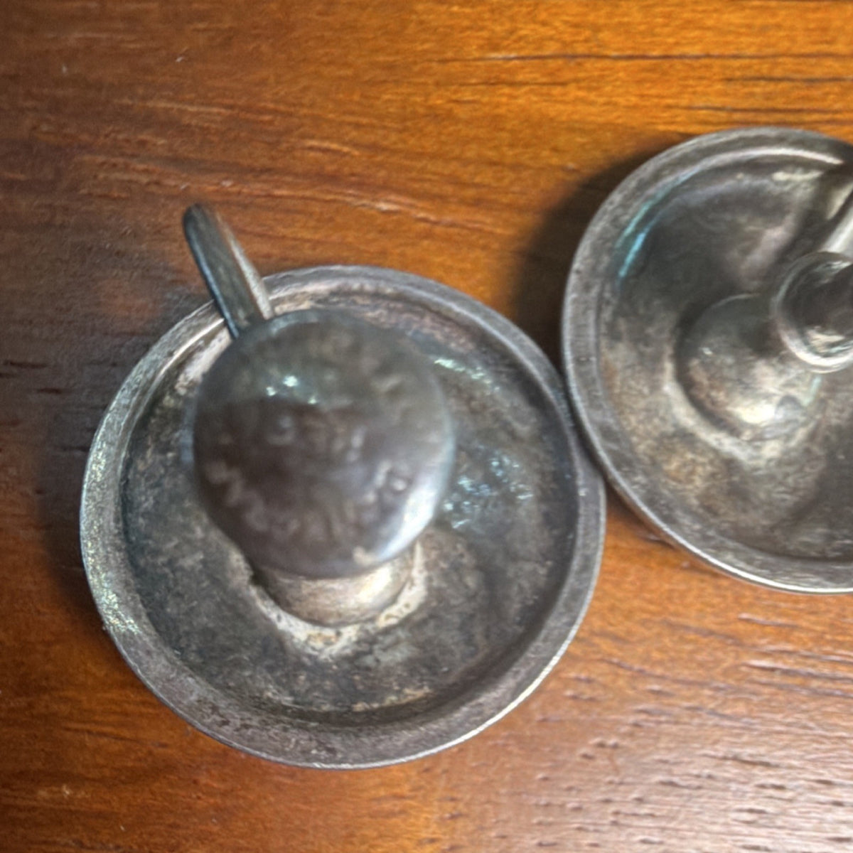 Vintage Danecraft Sterling Silver Screw Back Earrings Ornate Swirl Signed