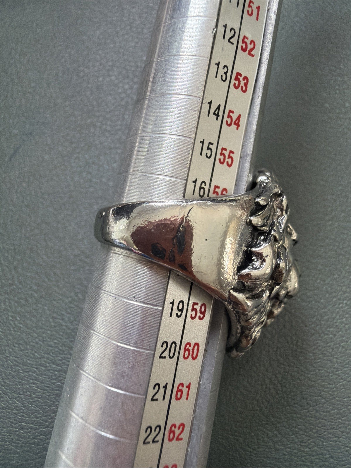 King Lion Ring Biker Rock Punk Jewelry Open Back Ring 7-9