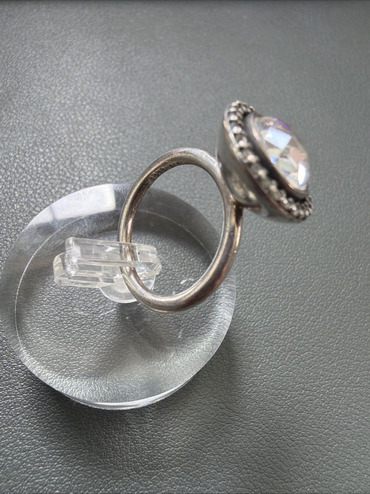 Pandora ALE Sterling Silver 925 Brilliant Legacy Clear CZ Ring Sz 6