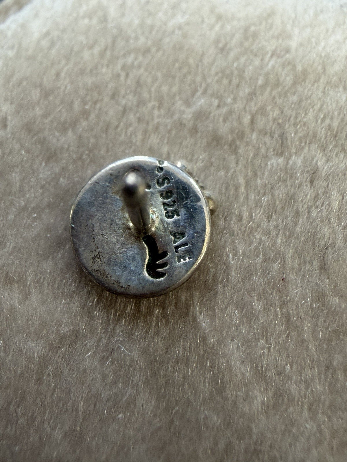 PANDORA 925 STERLING SILVER  WINK HAPPY FACE STUD EARRINGS WITH ENAMEL