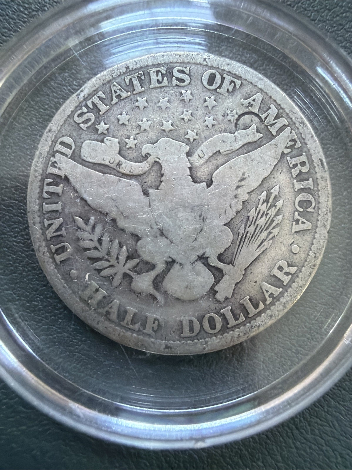 ½ Half Dollar Barber 90% Silver U.S Coin 1900 P Philadelphia 50C As Is W/ Case