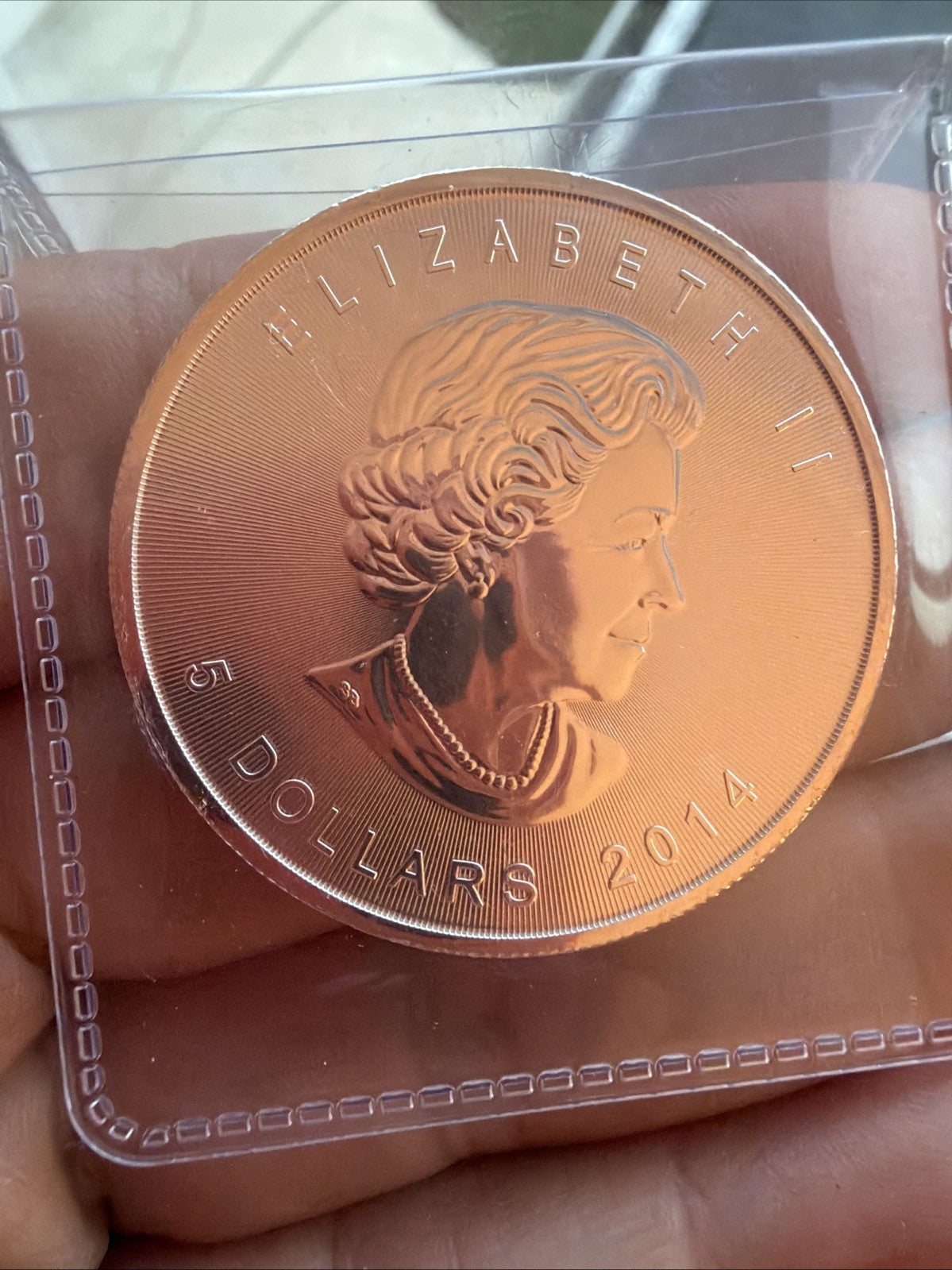 2014 1 oz Canadian Maple Leaf BU .9999 Pure Silver $5 Coin