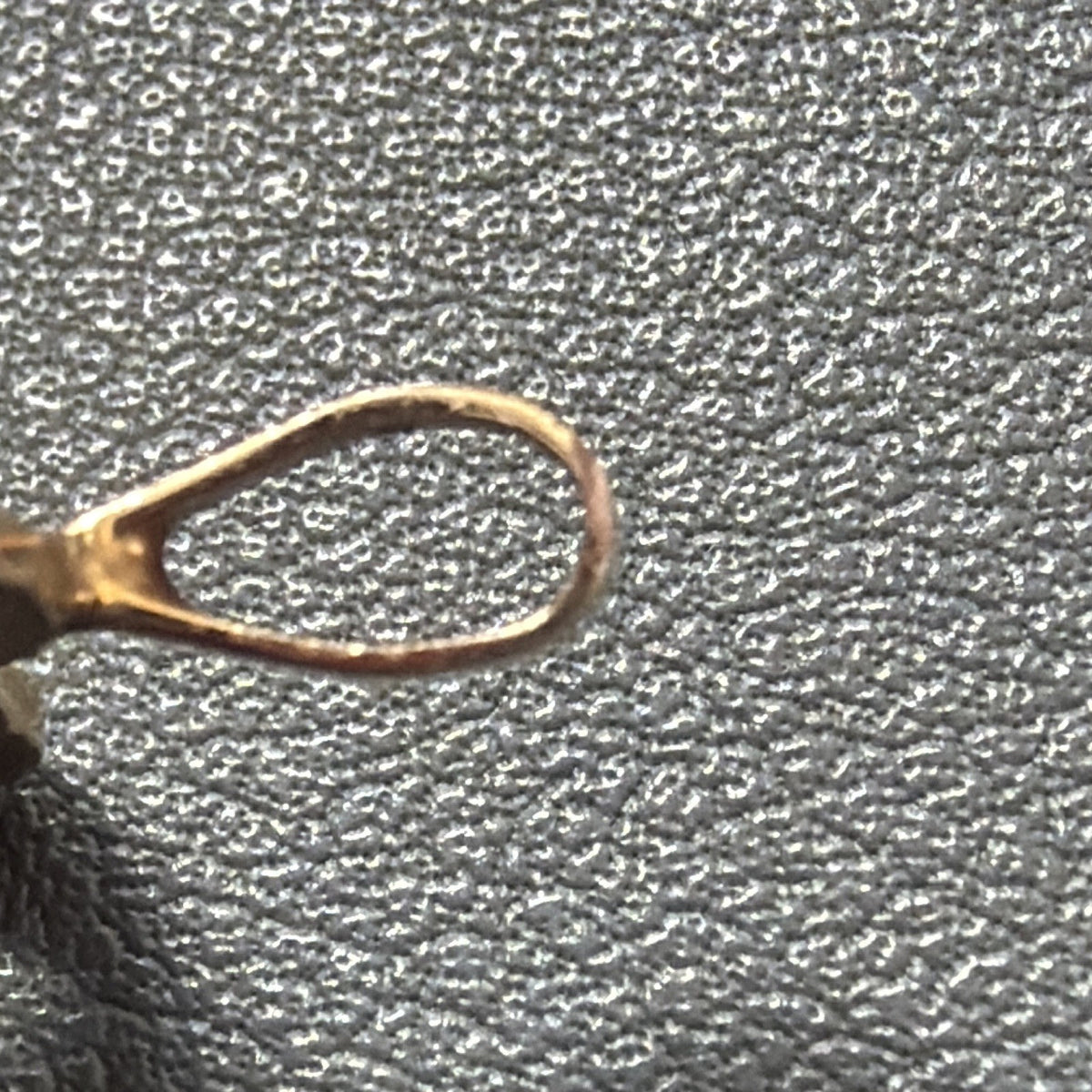 14K Yellow Gold monogram interlocking letter pendant charm 3.1g