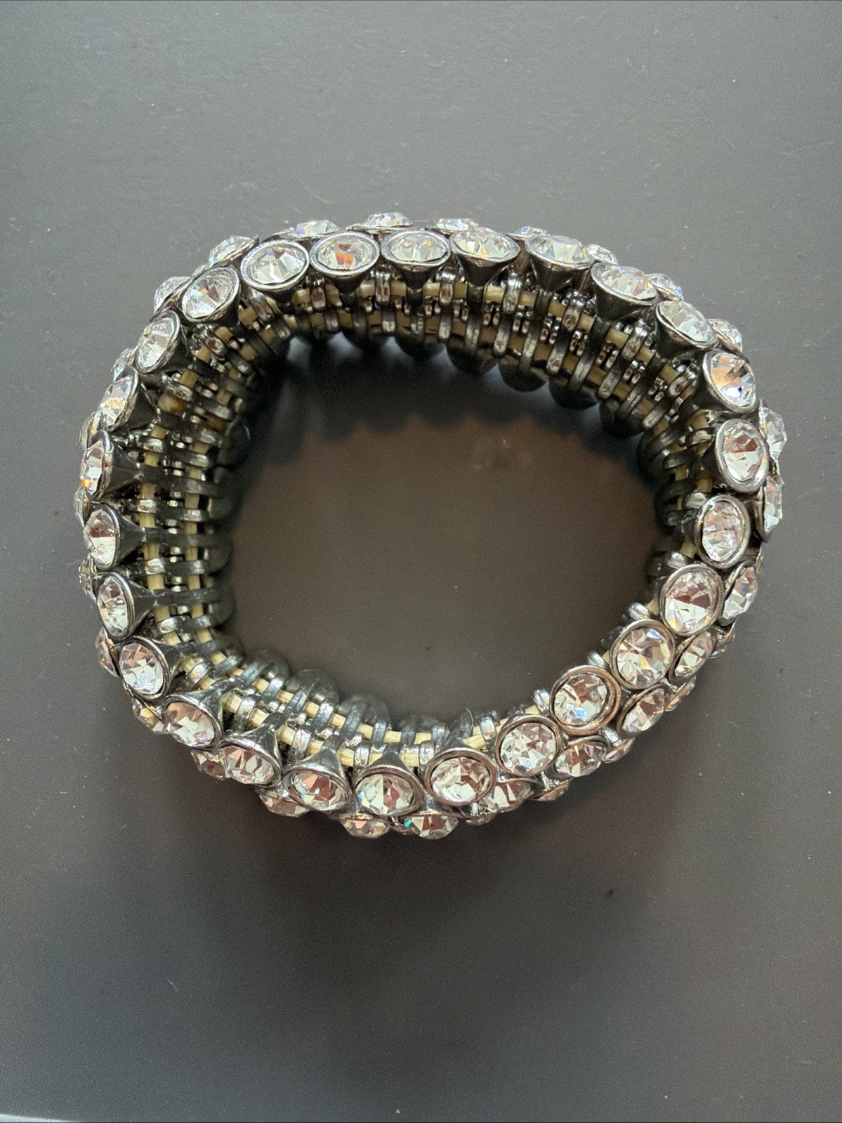 Women's Exquisite Sparkles  5 Row Rhinestone Stretched Bracelet