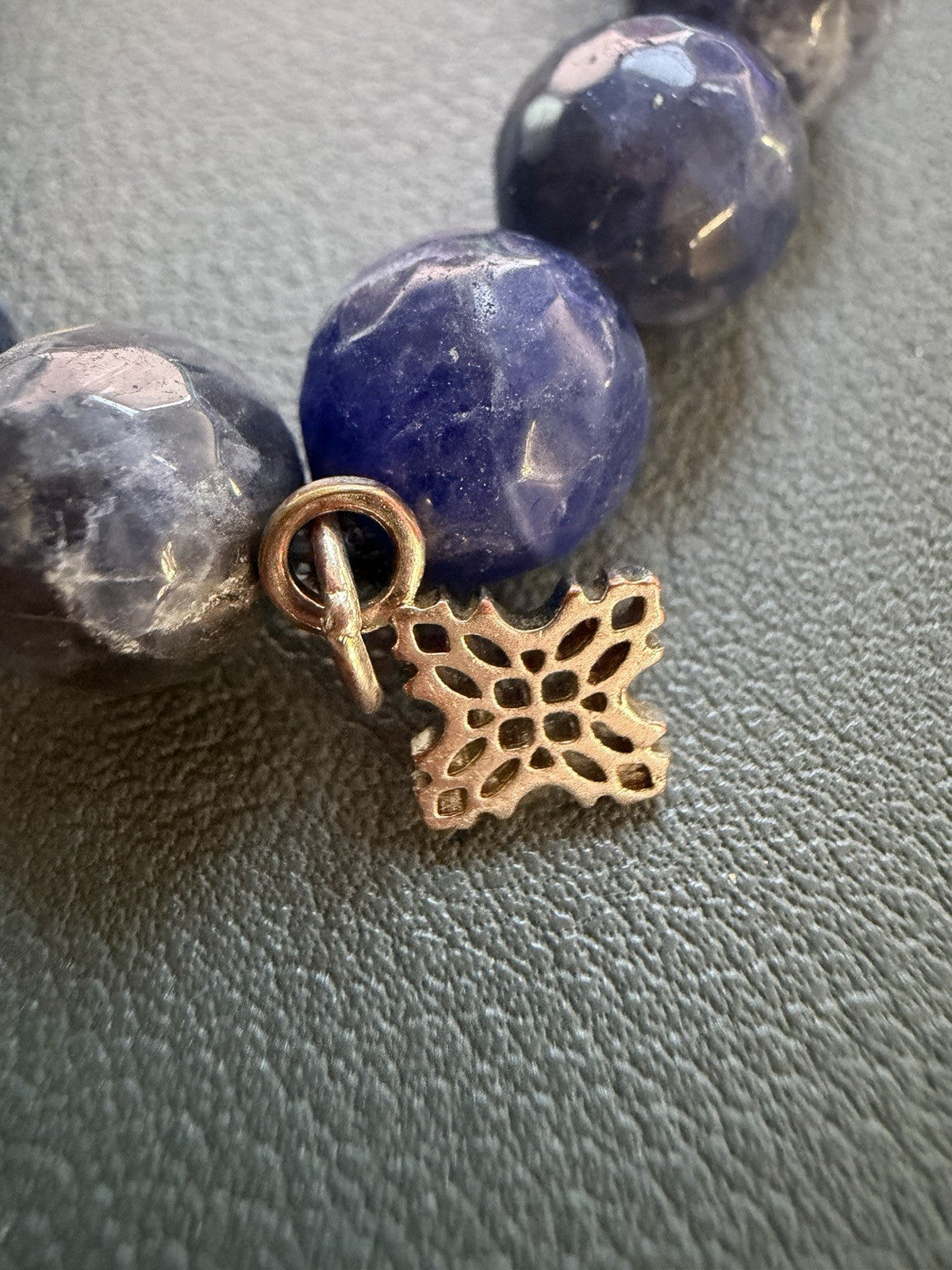 Sodalite Bead &  Pearl Stretch Bracelet