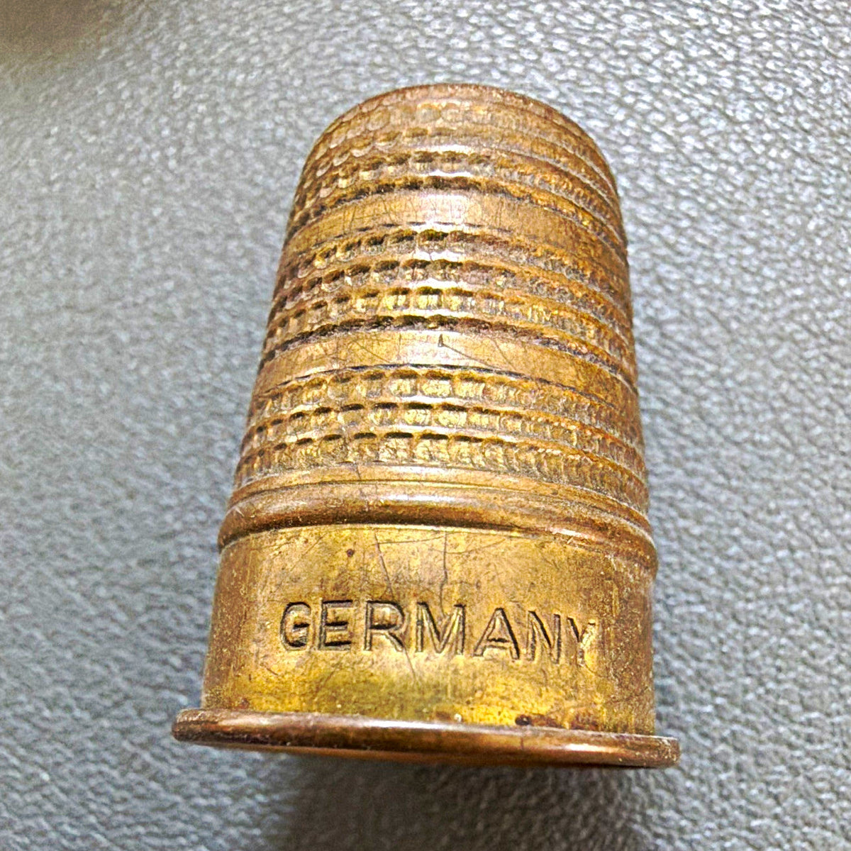 Vintage Original Metal Sewing Thimble Marked "GERMANY" Germany