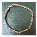 925 Sterling Silver Italian Ball Bead Chain Bracelet Lobster Clasp Italy 7.25
